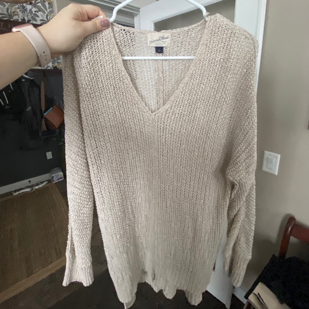 Loose knit sweater